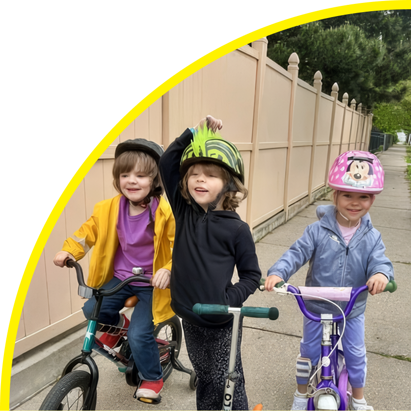 Children playing outdoors